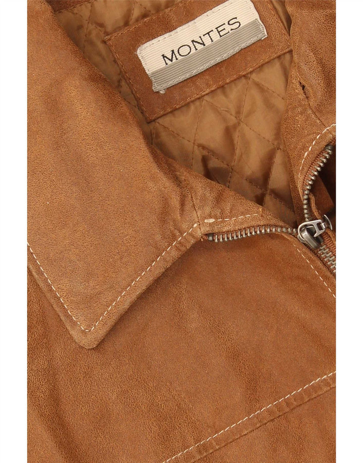 Montes herre ruskindsjakke UK 42 XL Brun