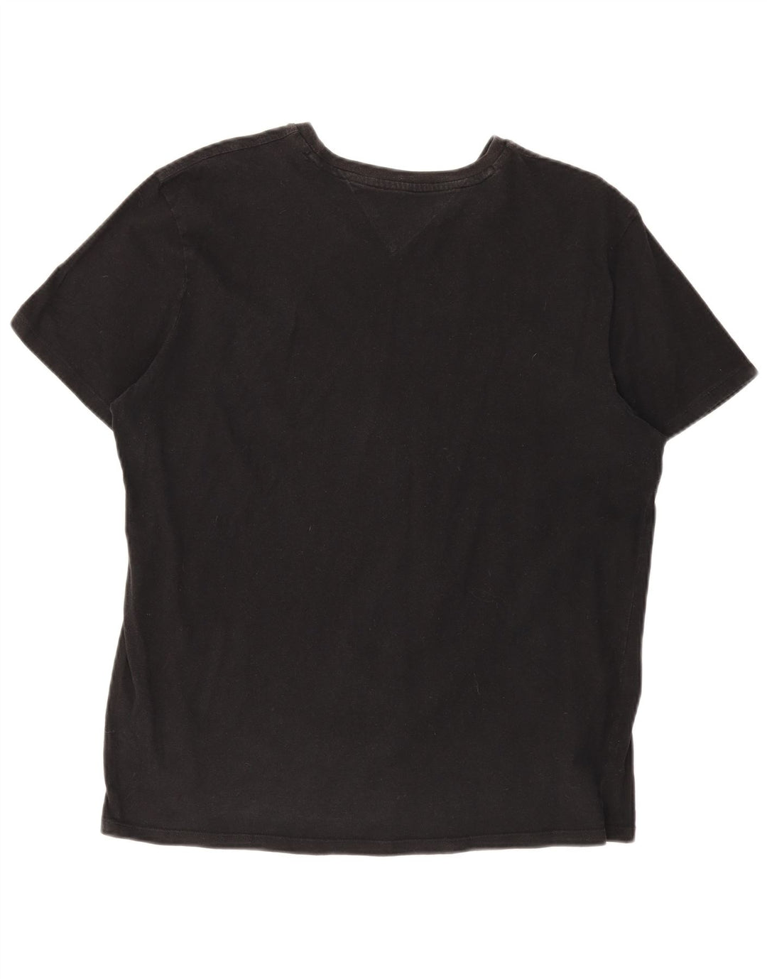 Tommy Hilfiger Herre T-Shirt Top Stor Sort Bomuld