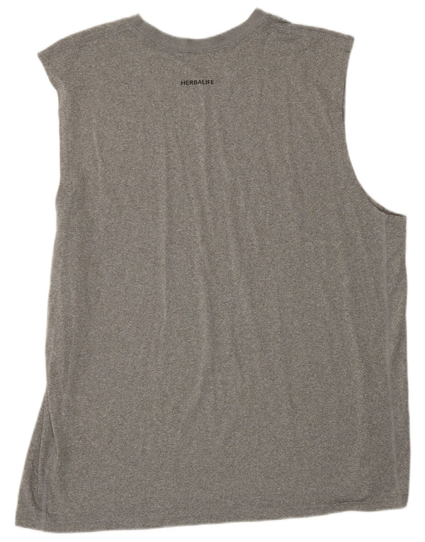 Nike Herbalife grafisk vest top XL Grå polyester