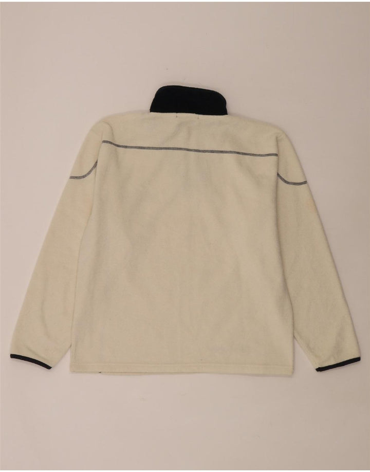 Iceberg Herre Fleece Jumper med lynlås XL Hvid Colourblock Polyester