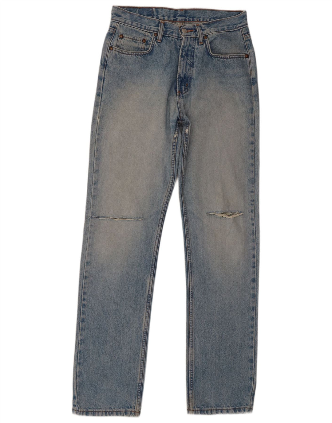 Carrera Herre Distressed Slim Jeans W31 L33 Blå Bomuld