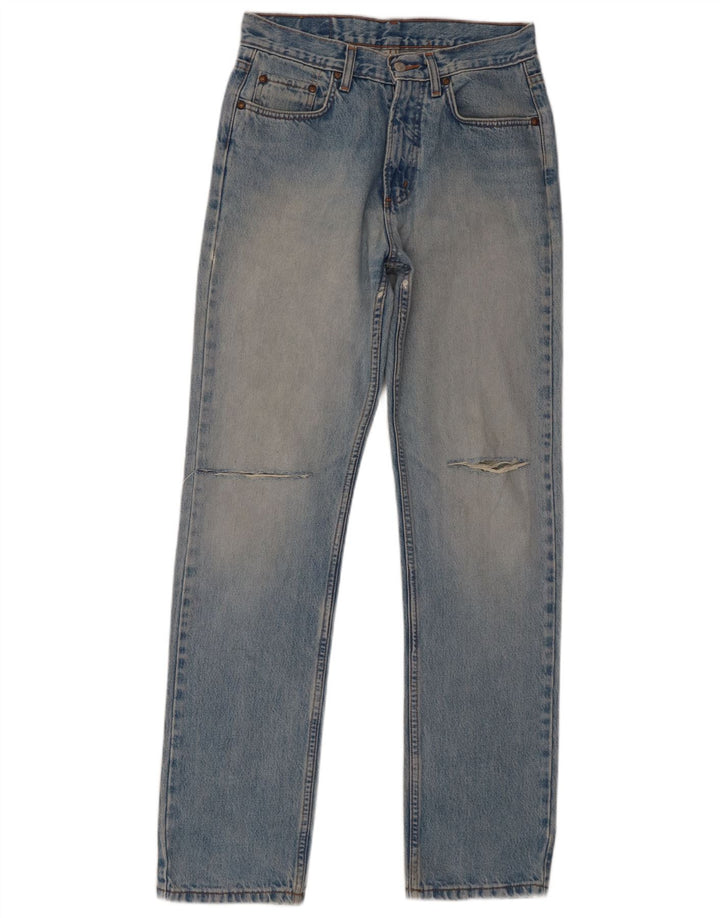 Carrera Herre Distressed Slim Jeans W31 L33 Blå Bomuld