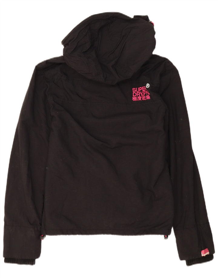 Superdry Vindjakke til kvinder Oversized Windbreaker Jacket UK 6 XS Sort