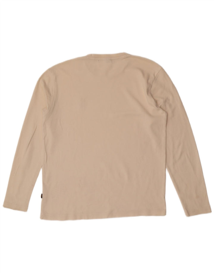 Hugo Boss Herre Top Langærmet Stor Off White Bomuld