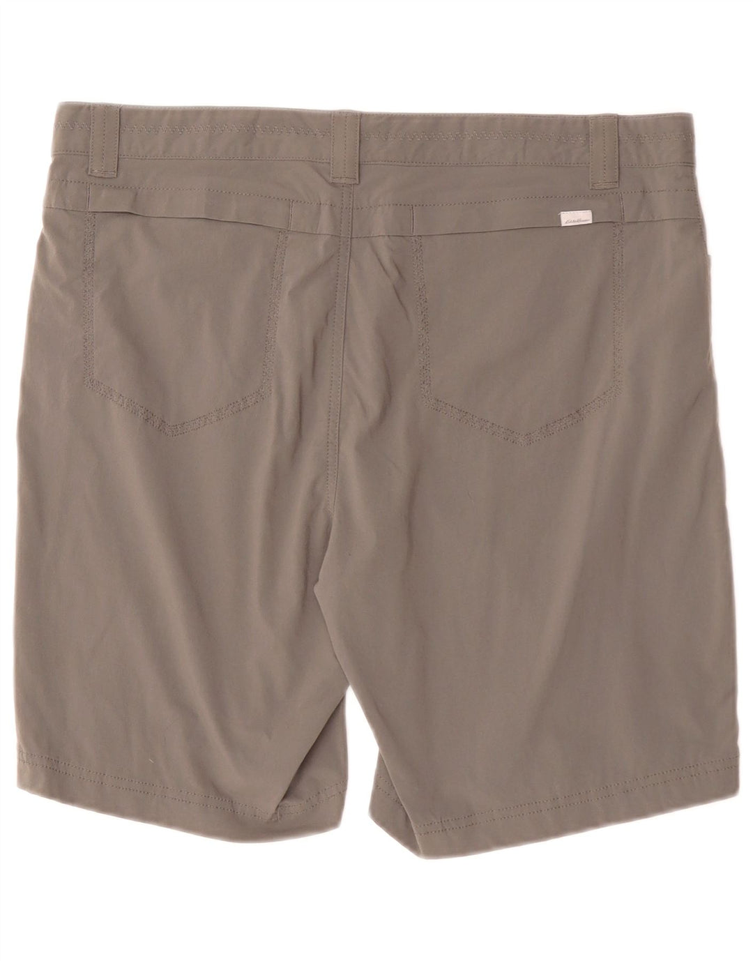 Eddie Bauer Kvinder Casual Shorts US 10 Large W34 Grå Polyamid