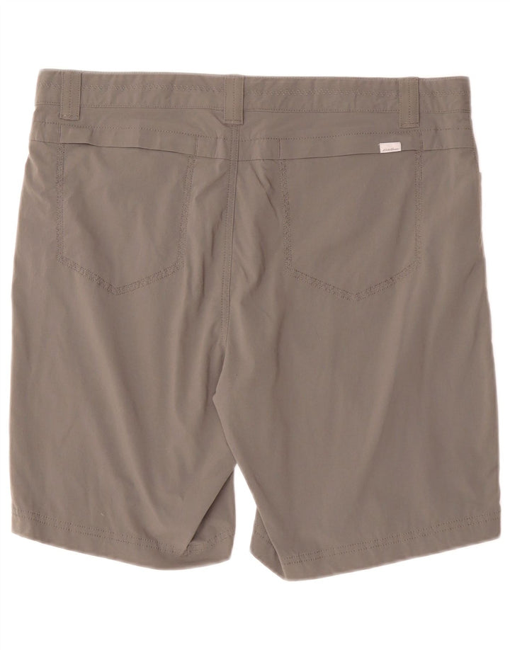 Eddie Bauer Kvinder Casual Shorts US 10 Large W34 Grå Polyamid