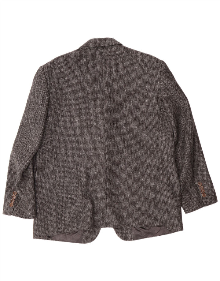 PRANDINA Herre 3-knaps blazerjakke IT 51 Stor grå sildeben