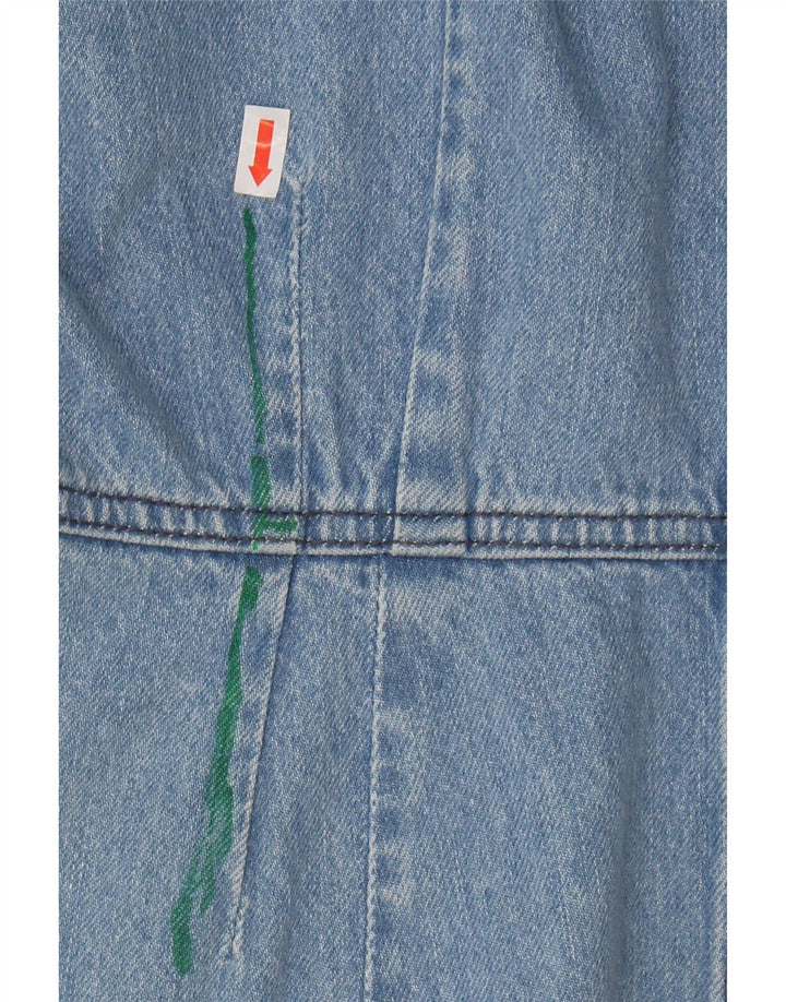 MUSTANG Womens Oversized Denim A-Line Dress EU 36 Small Blue Cotton