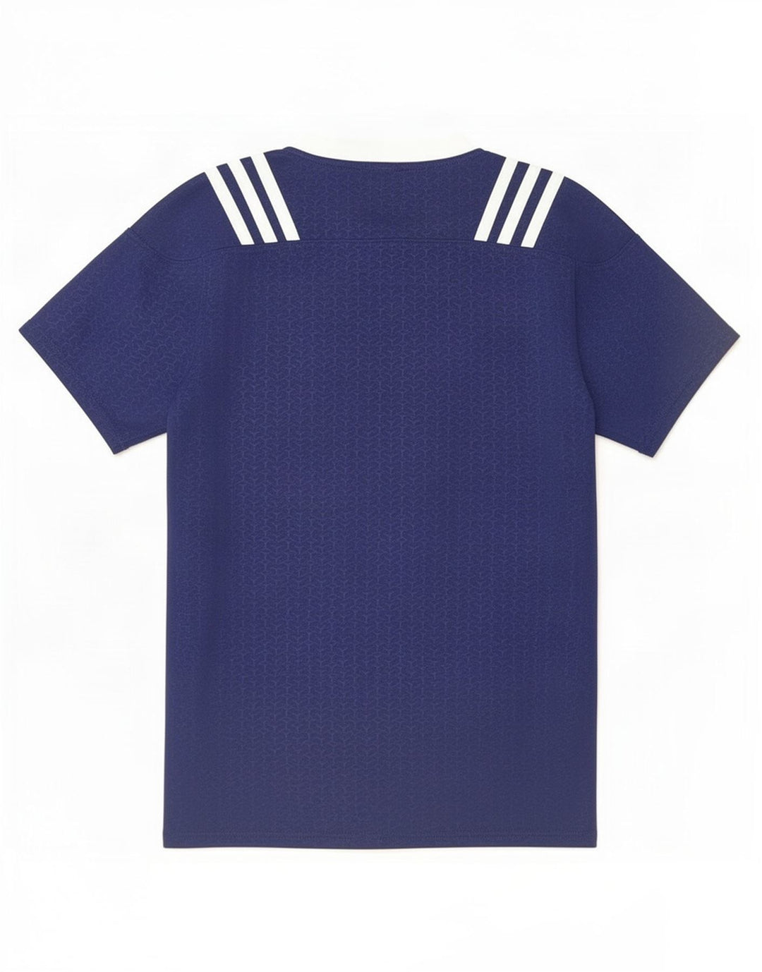 Adidas Herre T-Shirt Top Medium Navy Blue Polyester