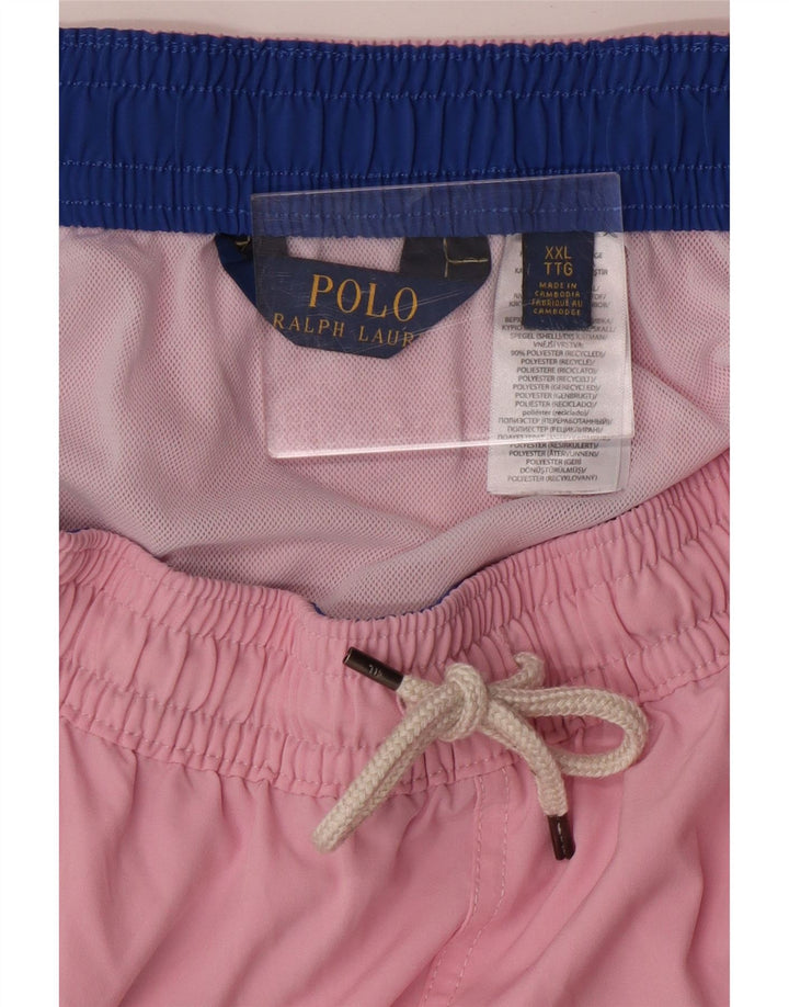 POLO RALPH LAUREN Badeshorts til mænd 2XL Pink Polyester