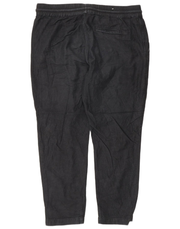 Zara Herre Tapered Chino Bukser XL W34 L28 Sort