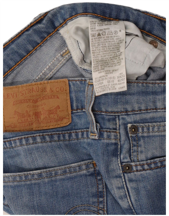 Levi's lige jeans til kvinder W30 L30 blå bomuld