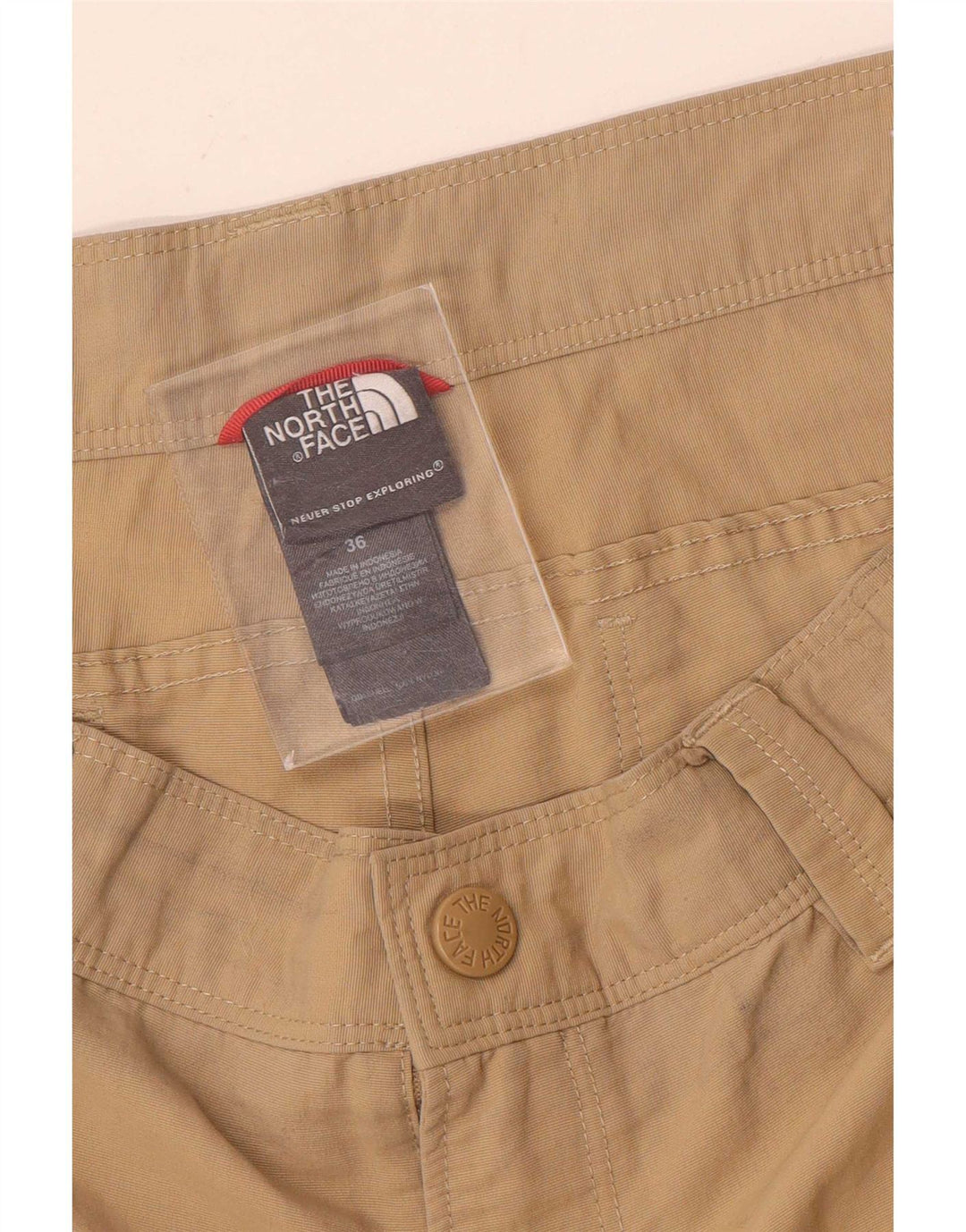 The North Face Herre Cargo Shorts W36 Stor Beige Nylon