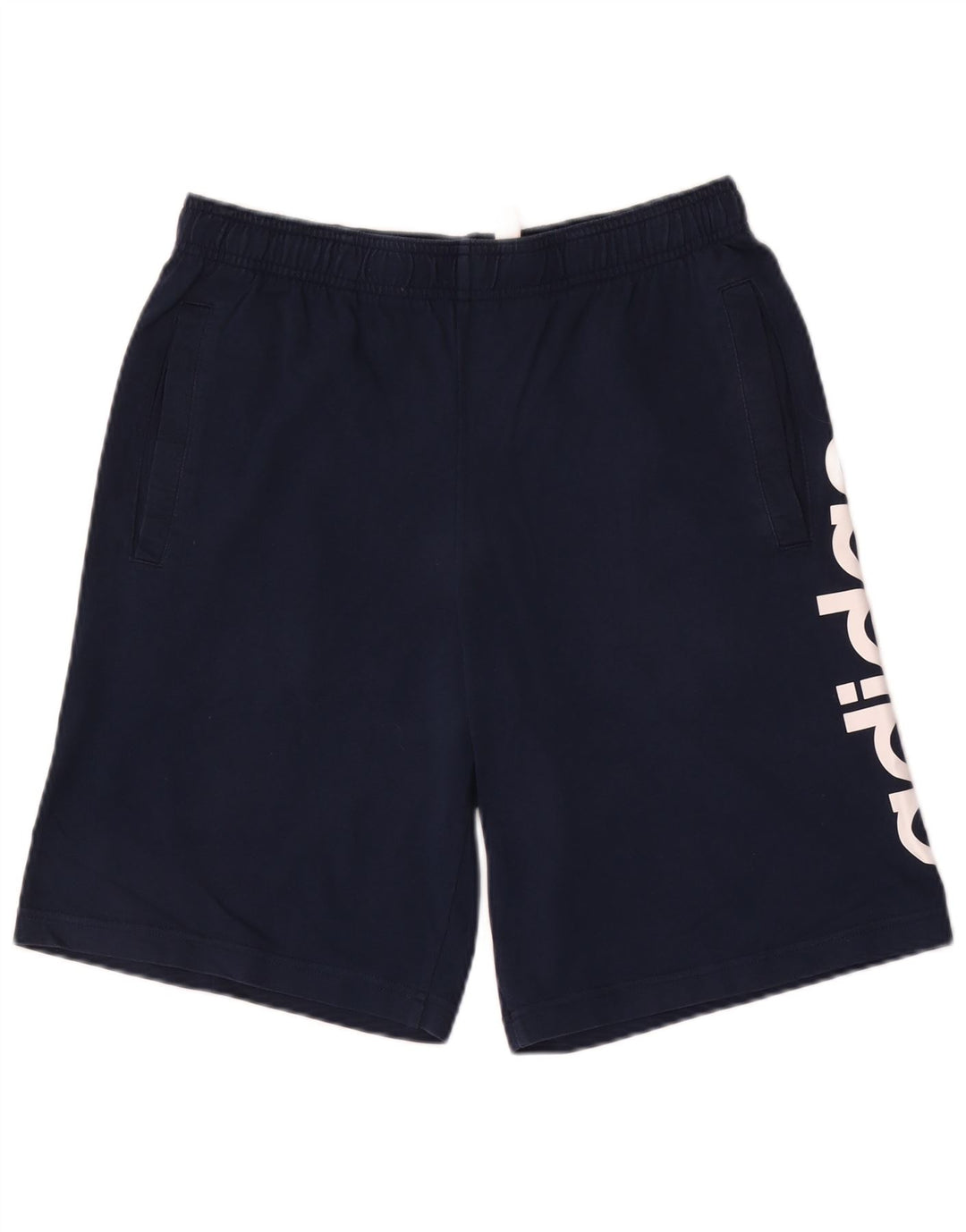 Adidas Herre grafiske sportsshorts Medium marineblå bomuld