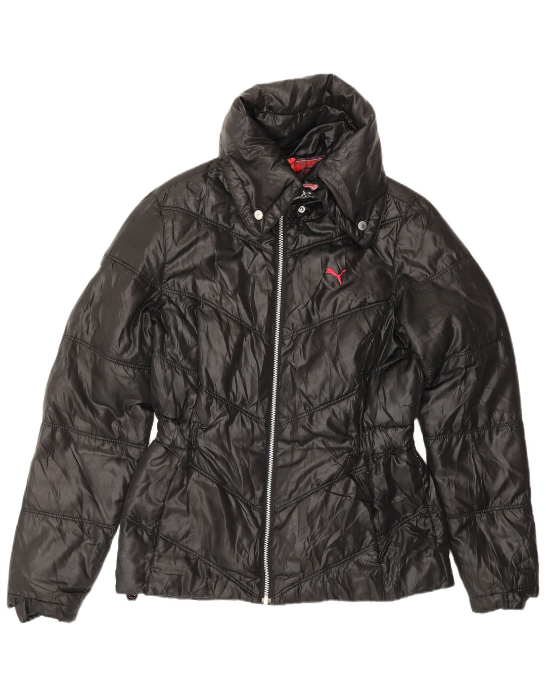 PUMA polstret jakke til kvinder UK 12 Medium Sort