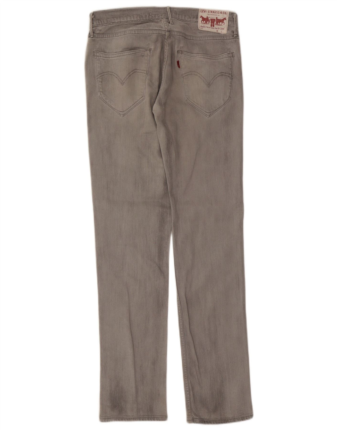 Levi's Dame 519 Slim Jeans W30 L32 Grå Bomuld