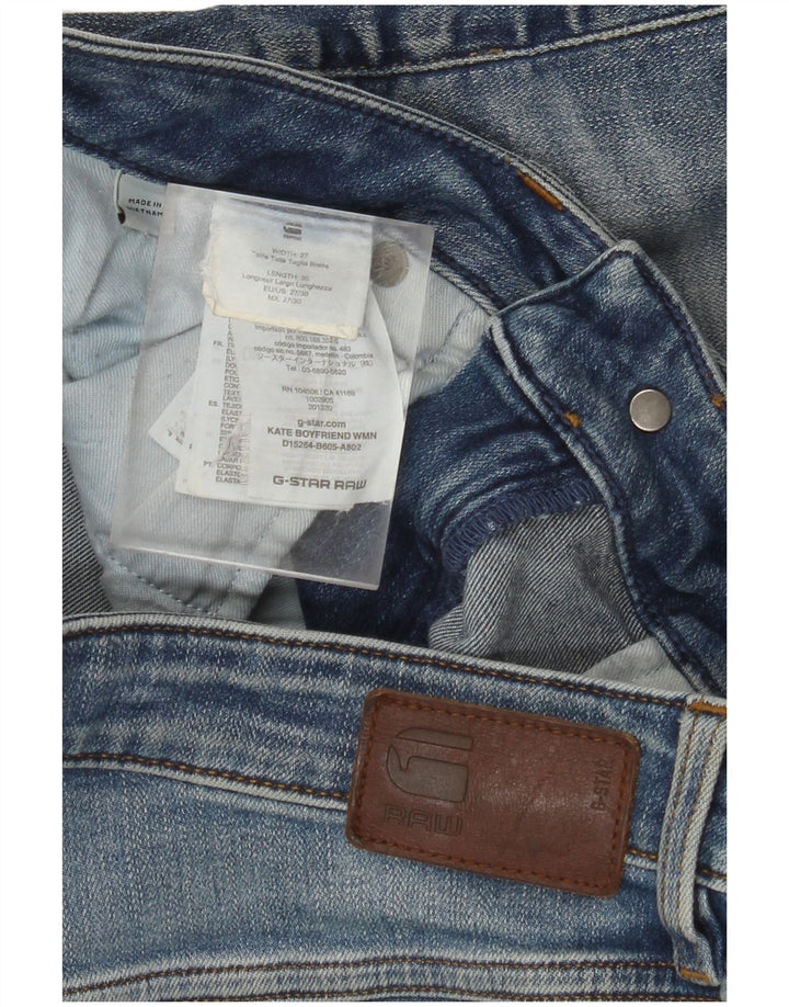 G-STAR Womens Boyfriend Denim Shorts W27 Små blå bomuld
