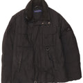 TRUSSARDI JEANS Polstret jakke til mænd IT 46 Small Black