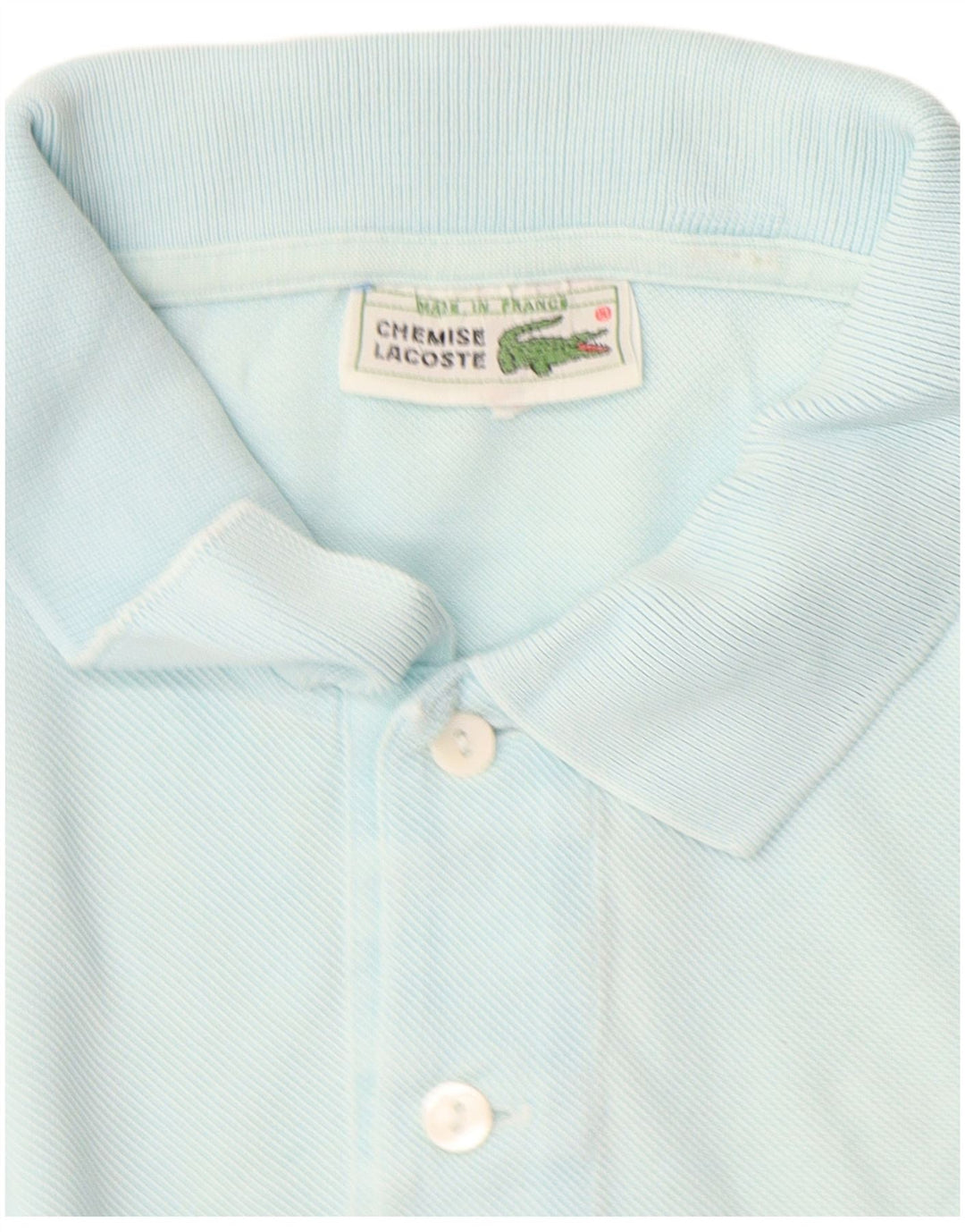 Lacoste Herre Polo Shirt Str. 5 Large Blå Bomuld