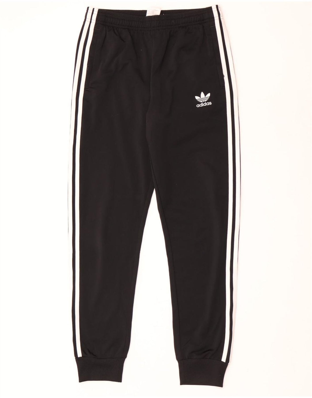 Adidas Drenge Træningsdragt Bukser Joggers 13-14 År Sort Polyester