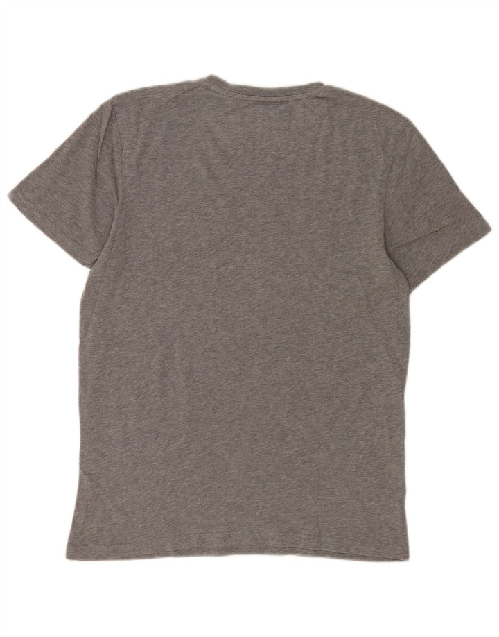Lyle & Scott Herre T-Shirt Top Lille Grå Colourblock Bomuld
