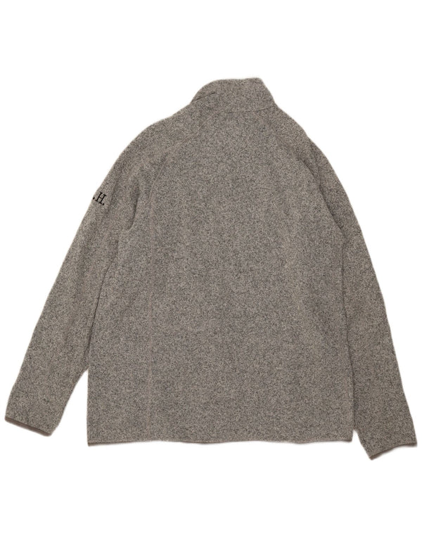 Patagonia Herre grafisk træningsdragt Top jakke 2XL Grå Flecked Polyester