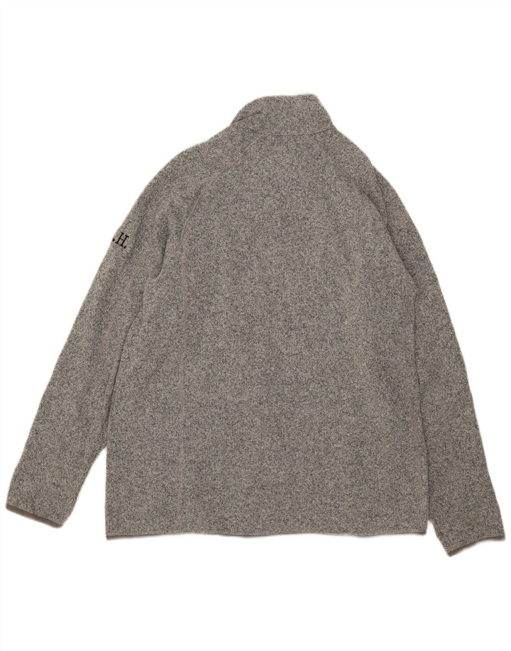 Patagonia Herre grafisk træningsdragt Top jakke 2XL Grå Flecked Polyester