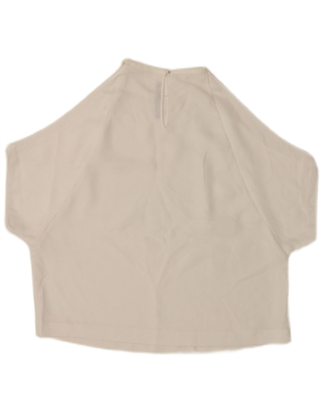 Zara Dame Off Shoulder Bluse Top UK 14 Medium White