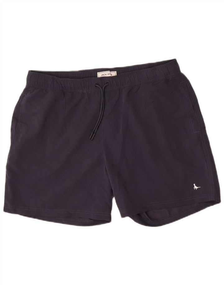 Jack Wills Badeshorts til mænd XL Marineblå polyester