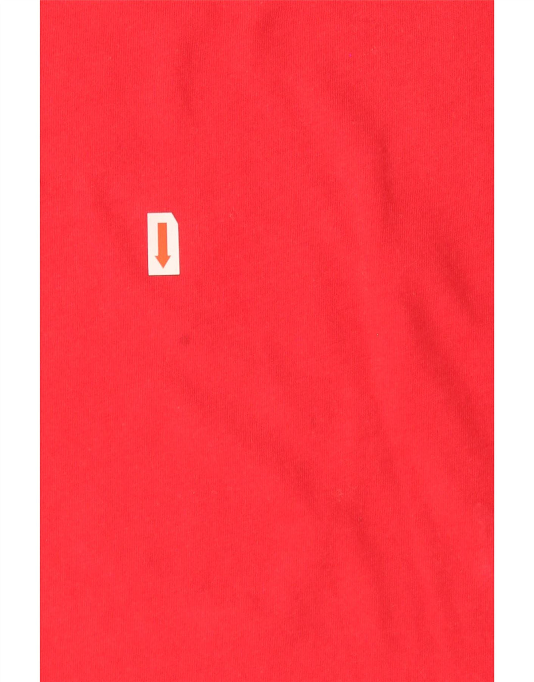 LEVI'S Womens Graphic T-Shirt Top UK 14 Large Red Vintage Levi's and Second-Hand Levi's from Messina Hembry 