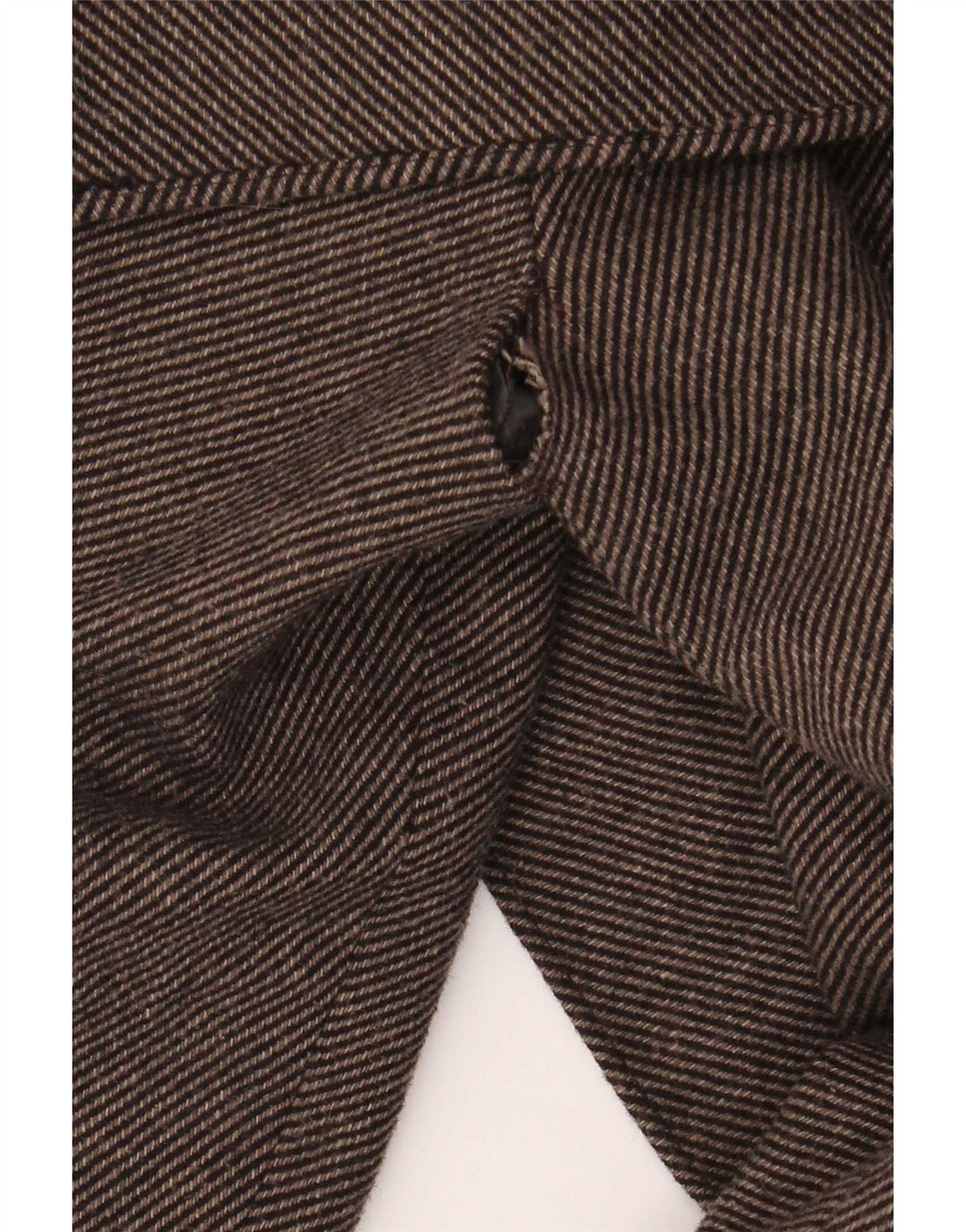 Luisa Spagnoli Dame 2-knaps blazerjakke IT 44 Medium Brun Nålestribe