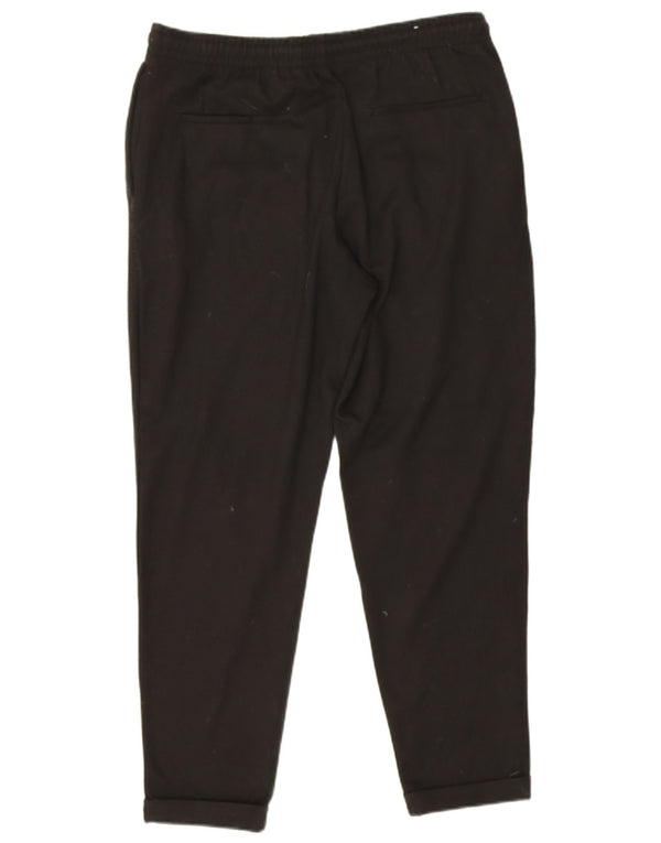 Zara Herre Tapered Chino Bukser Large W32 L28 Sort Polyester