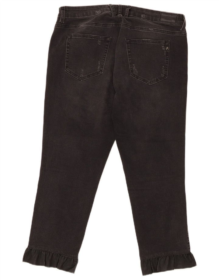 Replay Dame Katewin Cropped Jeans W28 L24 Sort