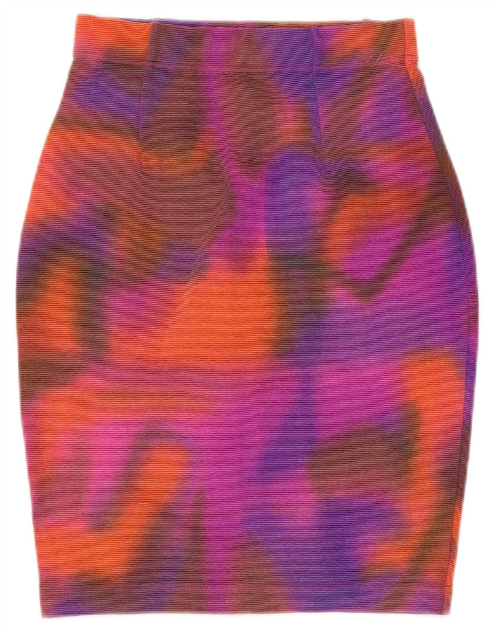 Atos Lombardini kvinders blyantnederdel Small W26 Multicolored Tie Dye