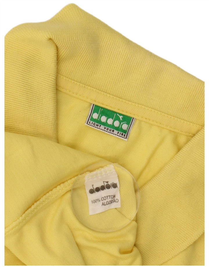 Diadora herre poloshirt Medium gul bomuld