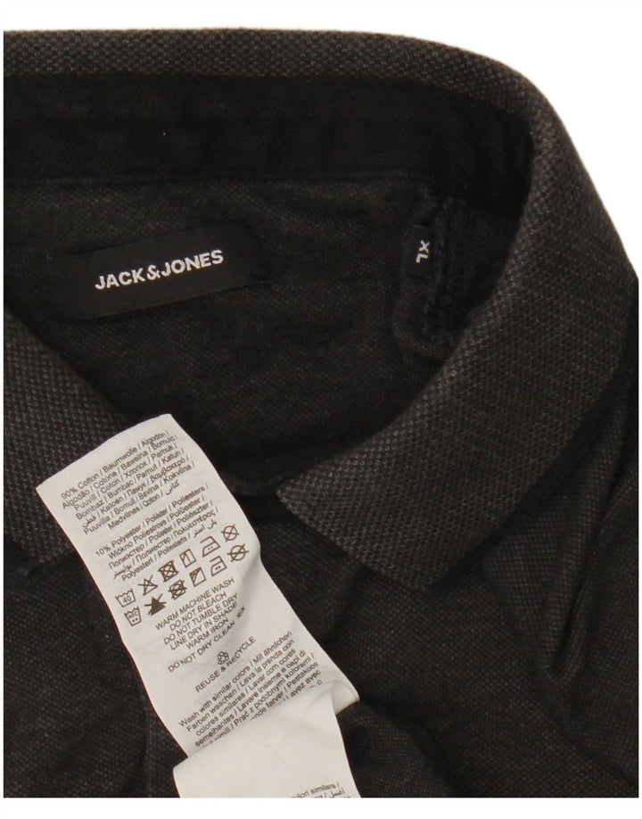 Jack & Jones herre poloshirt XL sort bomuld