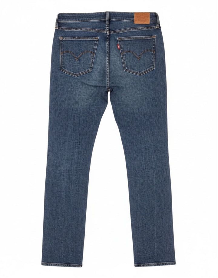 Levi's Dame 712 Slim Jeans W31 L32 Blå Bomuld