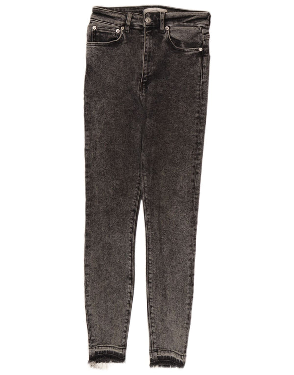 Zara Dame Skinny Jeans EU 36 XS W26 L27 Grå