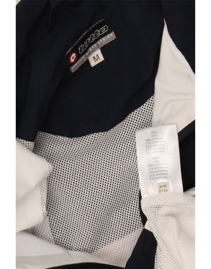 Lotto Træningsdragt til mænd Top jakke Medium Marineblå Colourblock Polyester