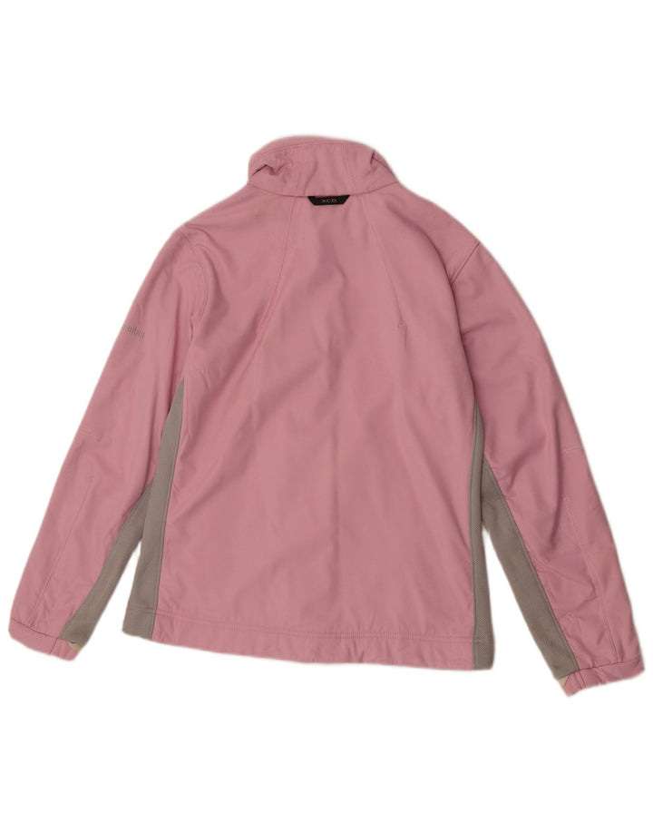 Columbia Womens Interchange Tracksuit Top Jacket UK 14 Medium Pink