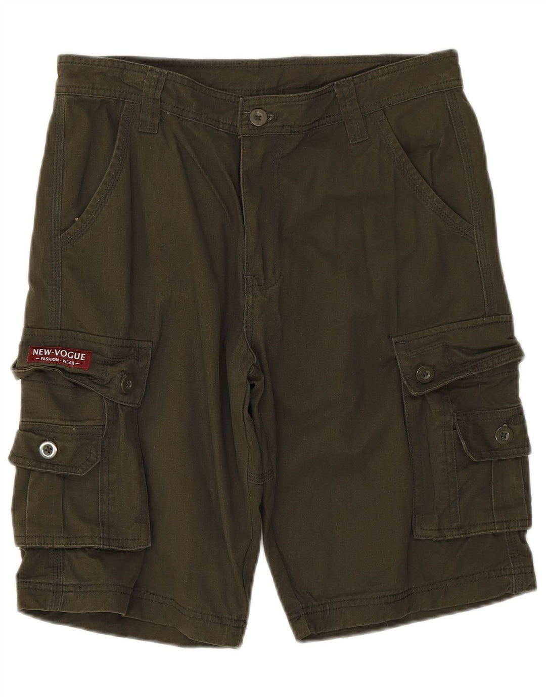 Vintage Herre Cargo Shorts W30 Medium Khaki Bomuld