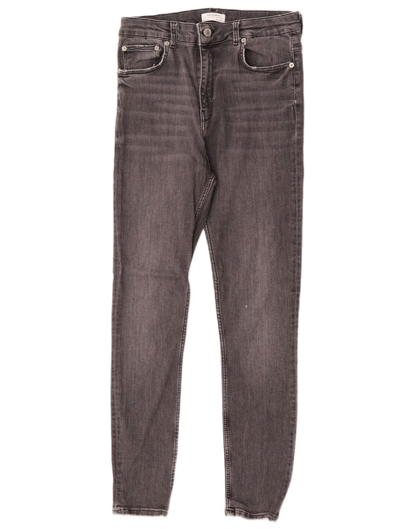 Zara Dame Skinny Jeans EU 42 Large W32 L27 Grå
