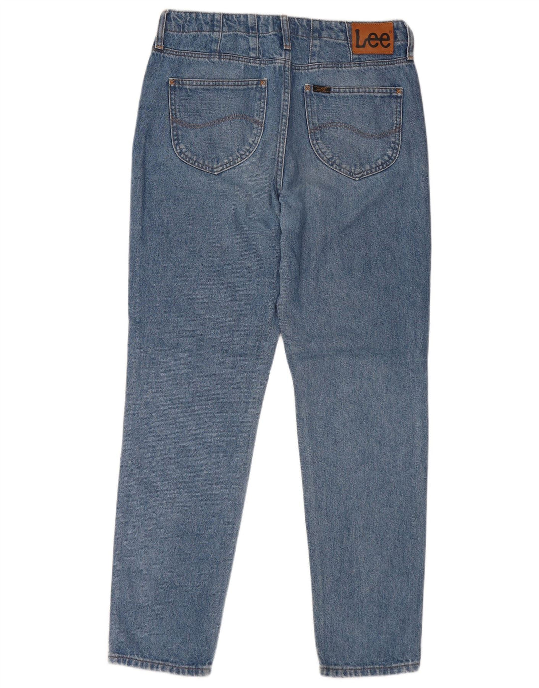LEE Dame Mom Tapered Jeans W28 L31 Blå Bomuld