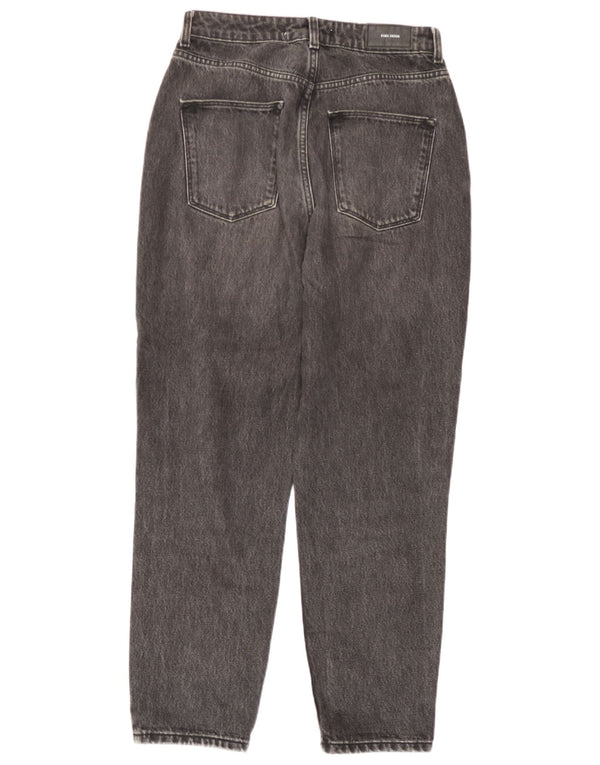 Zara Kvinder Højtaljede tilspidsede Jeans EU 38 Small W28 L27 Grå