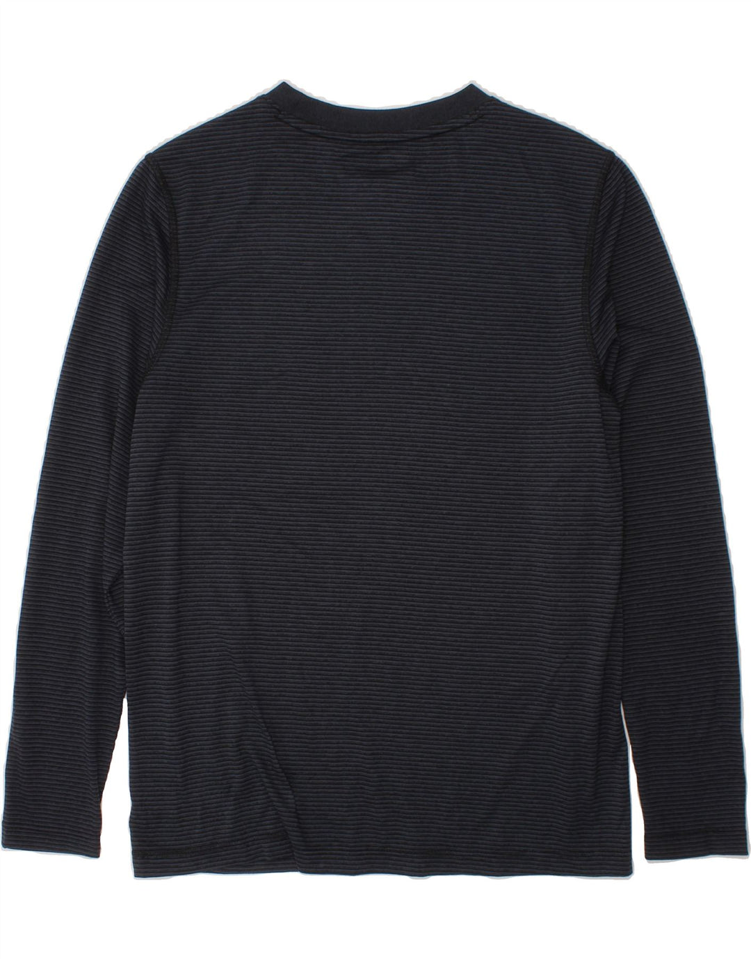 RUSSELL ATHLETIC Boys Top Long Sleeve 10-11 Years Large  Grey Pinstripe Vintage Russell Athletic and Second-Hand Russell Athletic from Messina Hembry 