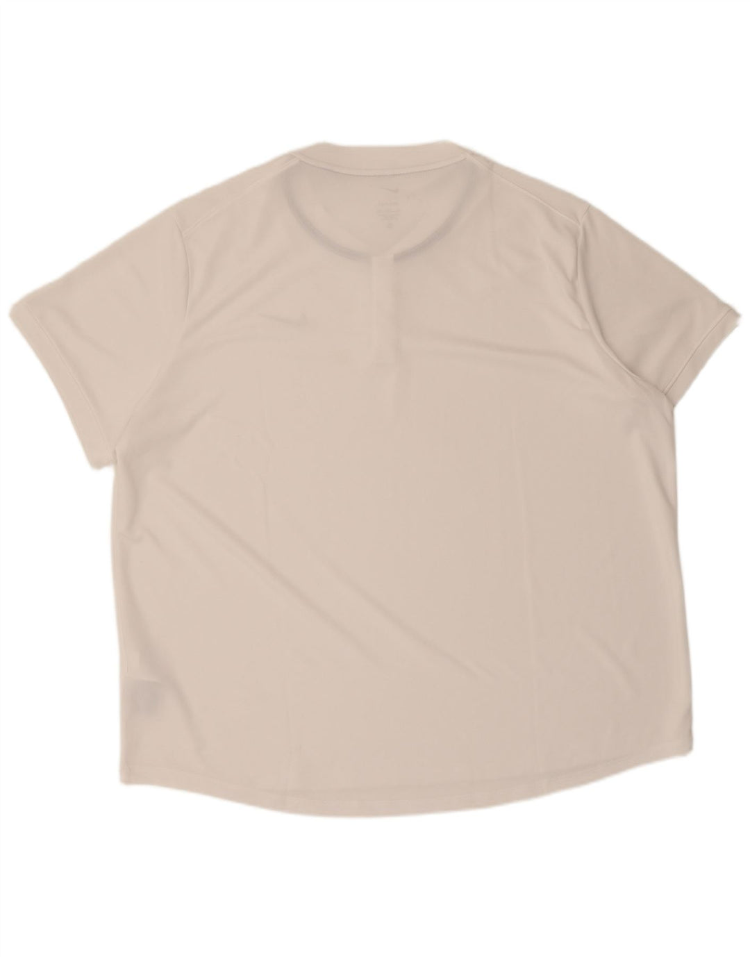 Nike herre Dri Fit T-shirt top 2XL hvid polyester