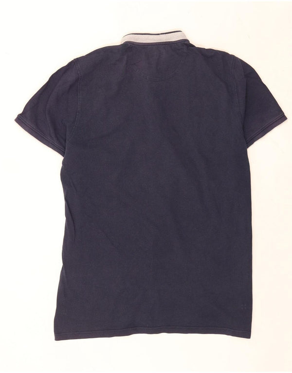 Massimo Dutti Herre Casual Fit Polo Shirt XL Marineblå