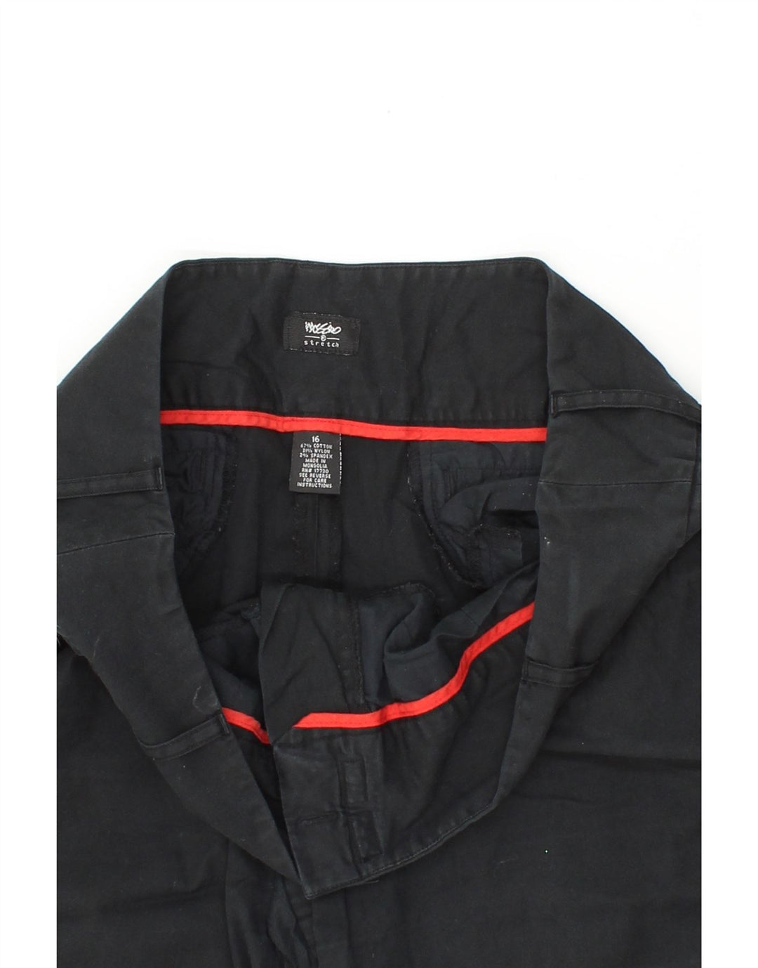 MOSSIMO Womens Stretch Straight Capri Trousers US 16 2XL W34 L22 Black Vintage Mossimo and Second-Hand Mossimo from Messina Hembry 