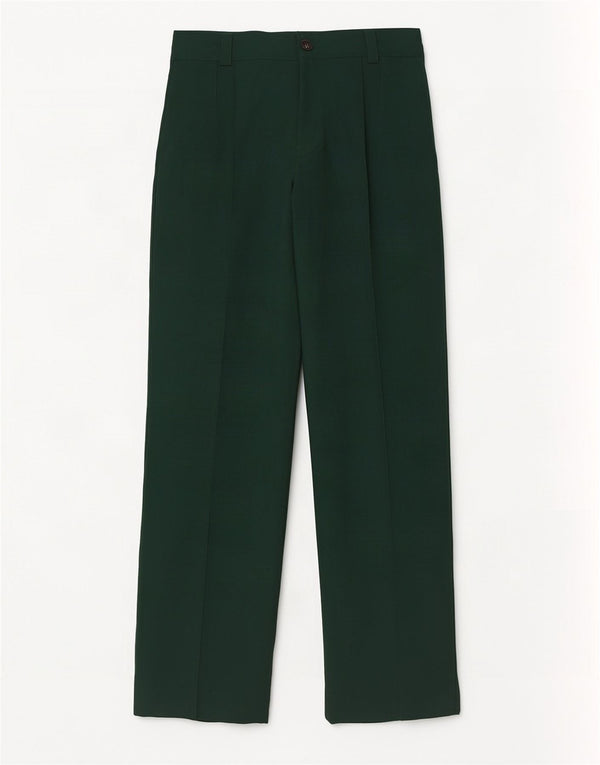 Zara Lige Casual Bukser Medium W28 L32 Grøn Polyester