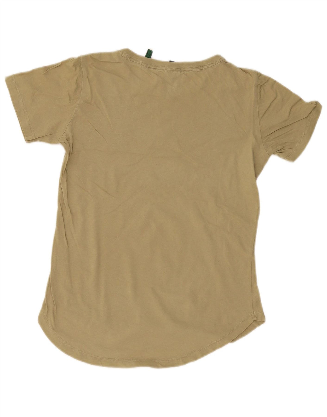 G-STAR Grafisk T-shirt top til kvinder UK 12 Medium Khaki Bomuld